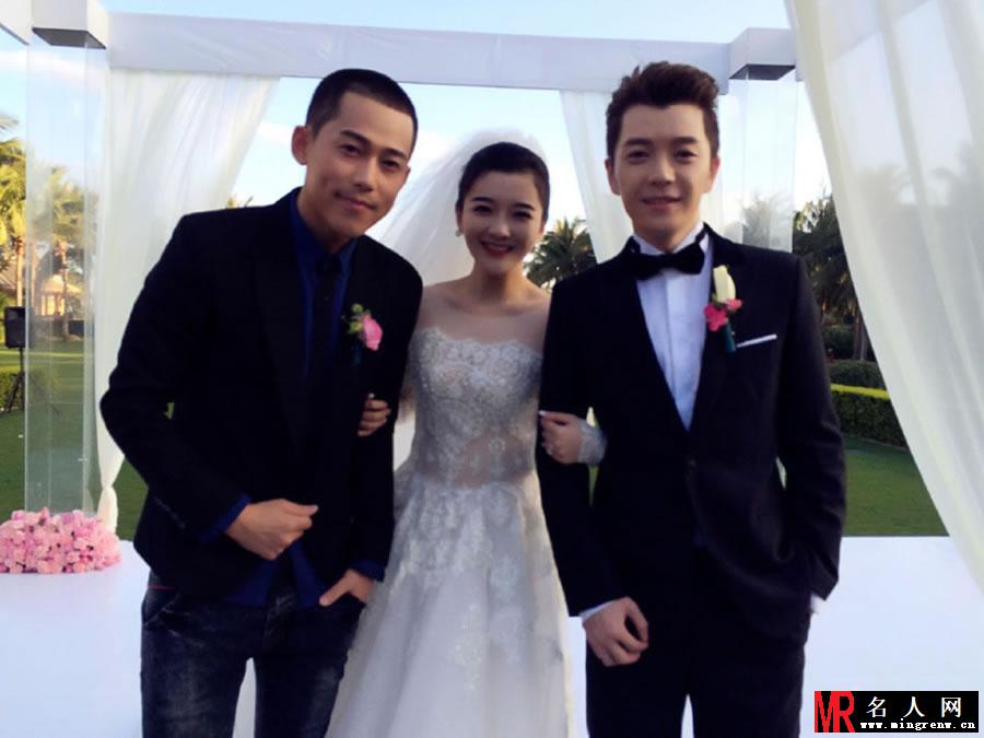 王栎鑫婚礼全套组图 快男伴郎团抢镜(1)