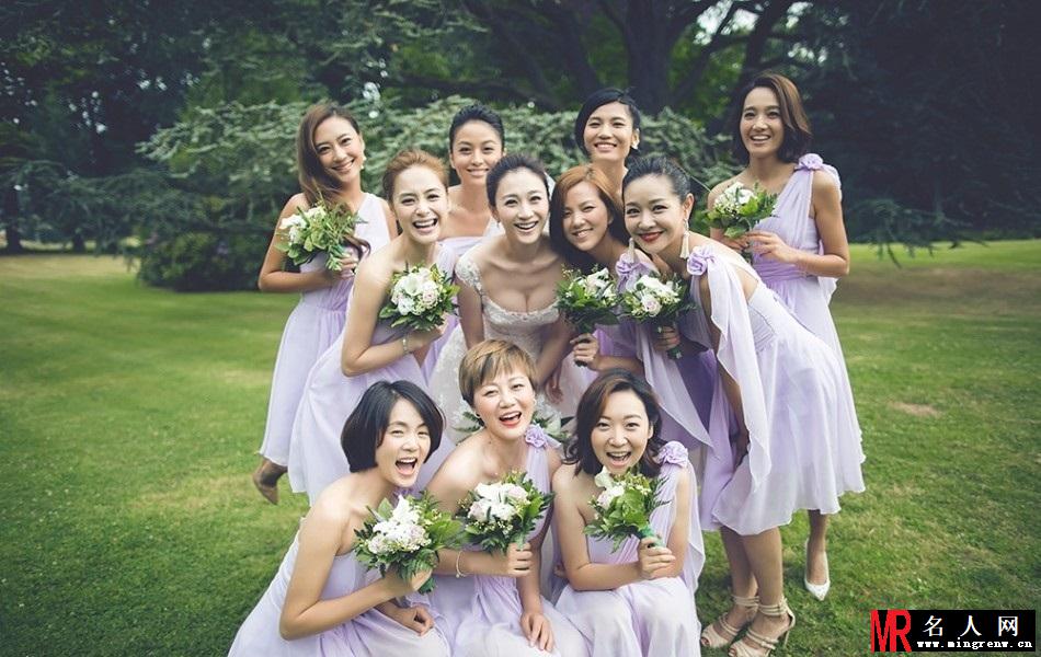 李小冉与徐佳宁比利时大婚 圈内好友见证幸福(1)