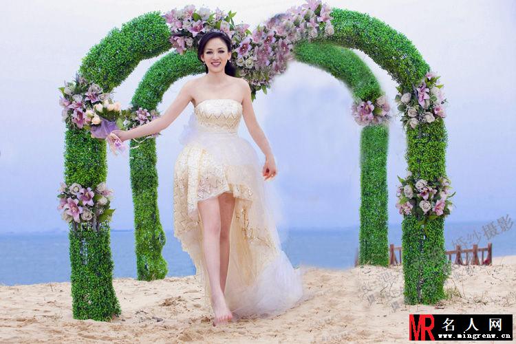 陈乔恩明道：我们结婚了 唯美婚照曝光(1)