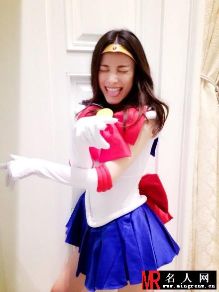 倪妮2014cosplay美少女战士 被玩坏的美少女战士(1)