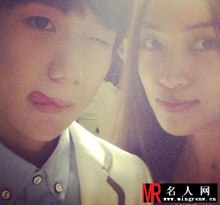TFBOYS和陈漫合照 卖萌可爱(1)
