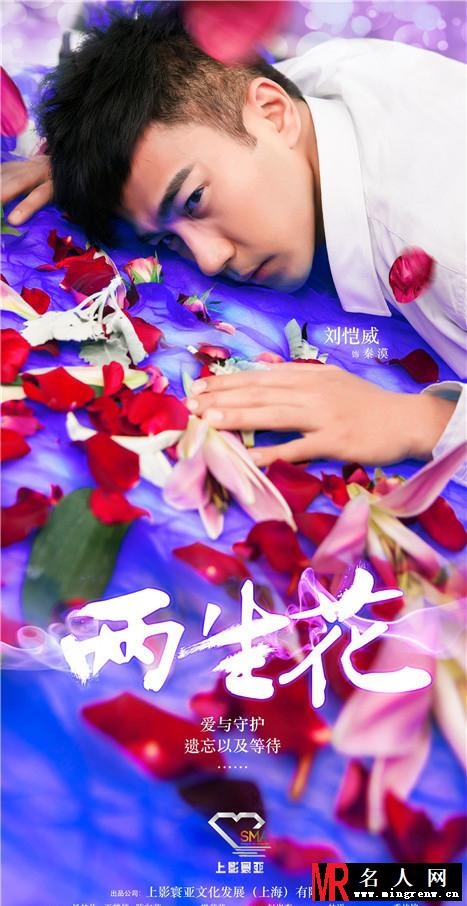 两生花绚丽海报 王丽坤置身满地玫瑰(1)