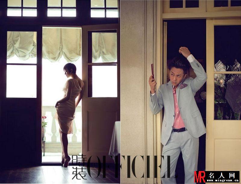 邓超孙俪登《时装L OFFICIEL》封面 大方秀幸福(1)
