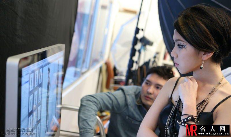 邓紫棋拍摄彩妆平面广告花絮美图欣赏(1)