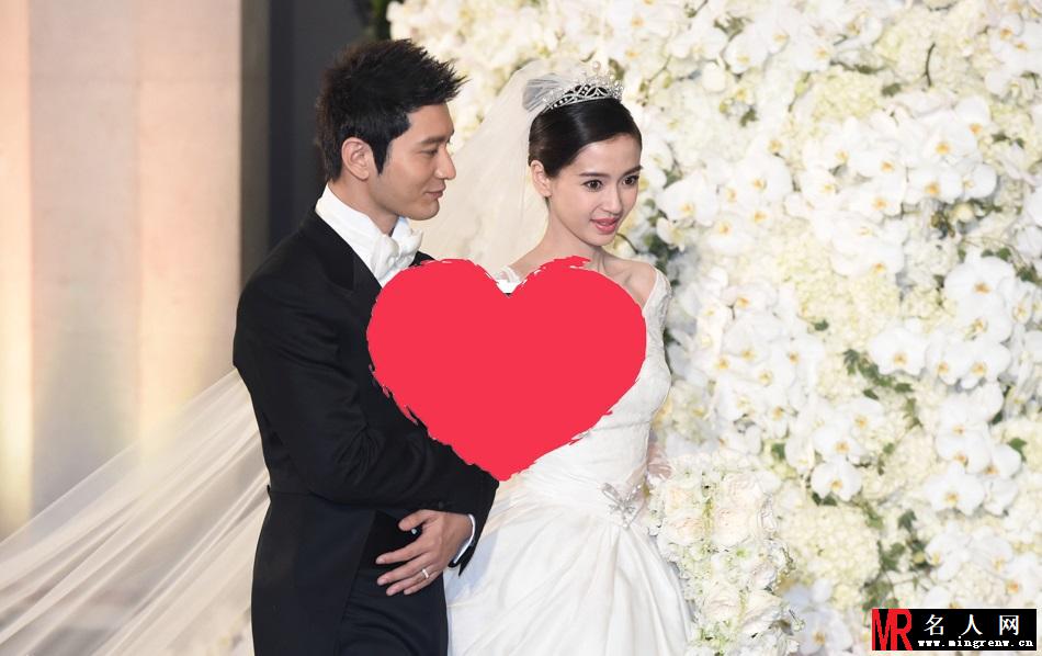 黄晓明Angelababy挽手亮相 新婚夫妻甜蜜亲吻(1)