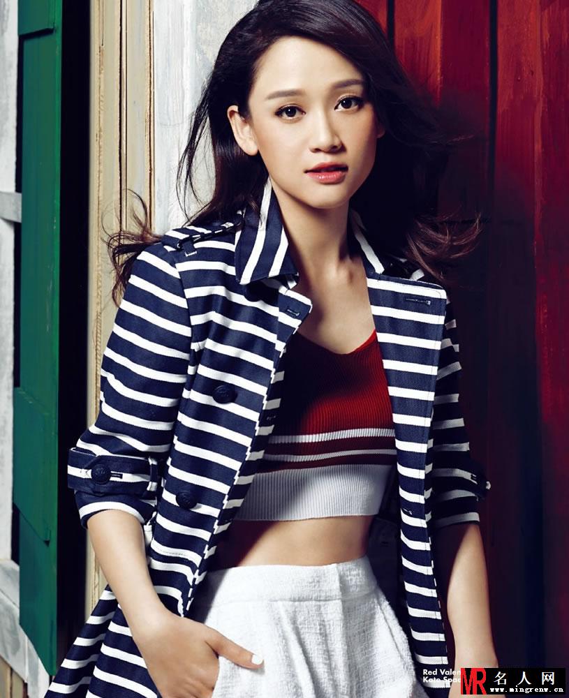 偶像剧女王陈乔恩登杂志封面 展OL气质(1)