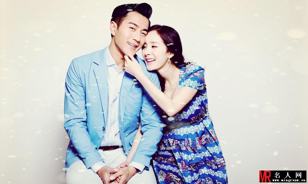 杨幂怀孕三个月 新婚夫妻全新甜蜜大片(1)