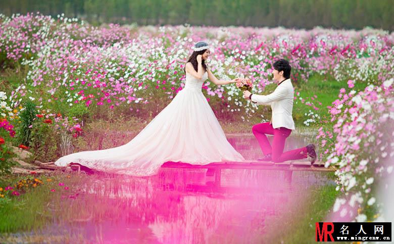 白冰唯美梦幻婚纱照曝光 被曝已登记结婚(1)