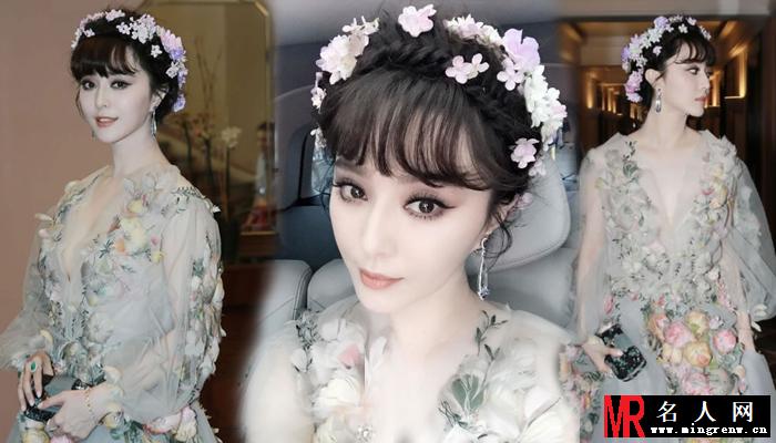 范冰冰花仙子惊艳戛纳 盘点各路女星花仙子美艳造型(1)