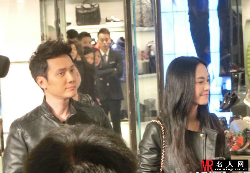 2013年姚晨冯绍峰出席HOGAN上海开幕剪彩仪式(1)
