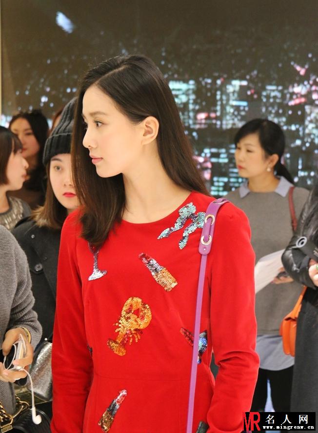 刘诗诗红裙亮相活动 明媚动人靓丽耀眼(1)