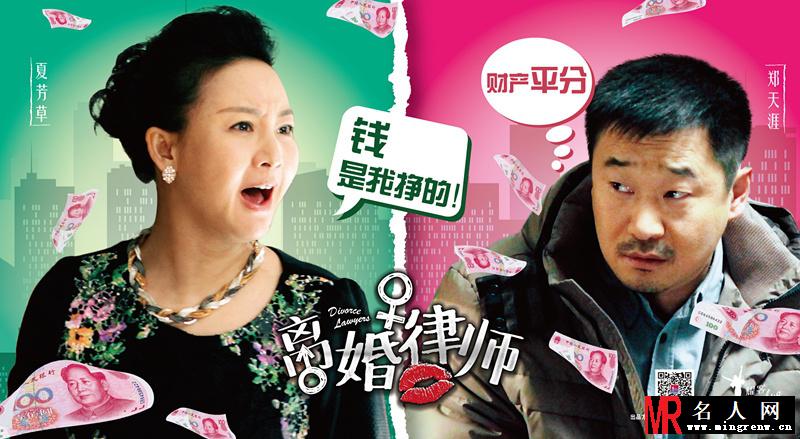 离婚律师分裂版海报 姚晨周立波欢喜冤家(1)