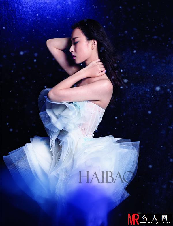 倪妮登瑞丽杂志封面 大秀性感长腿引人冲动(1)