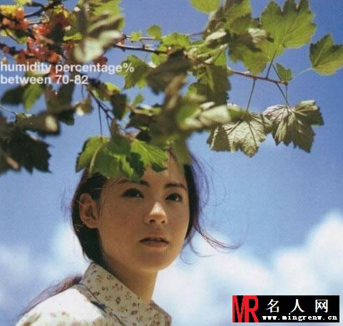 张柏芝19岁青春写真 明眸皓齿清纯动人(1)