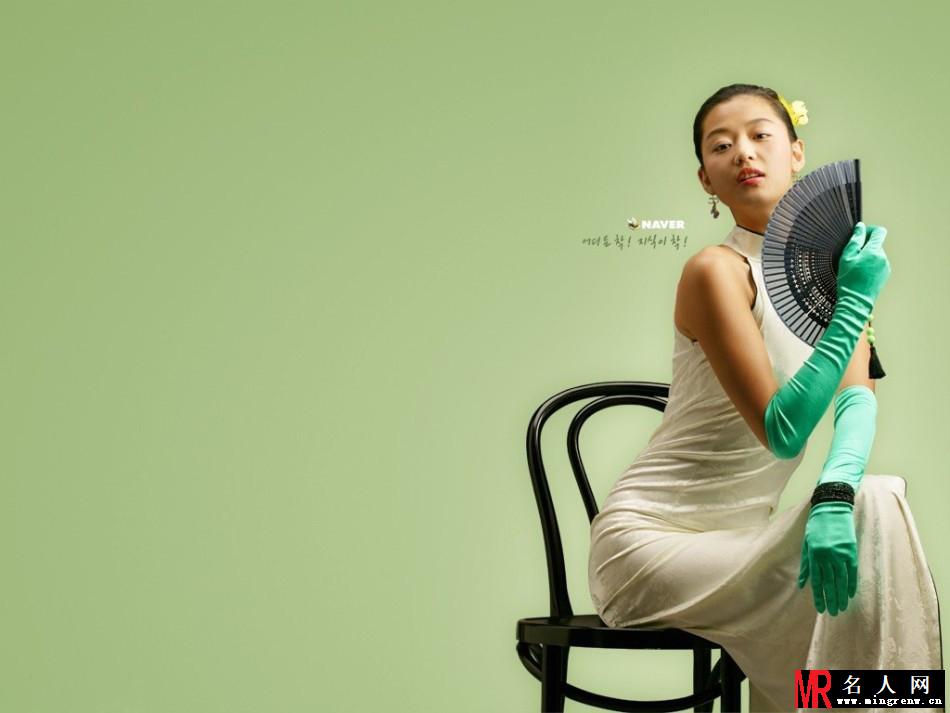 全智贤昔日旗袍照 妩媚挑逗诠释古典美(1)