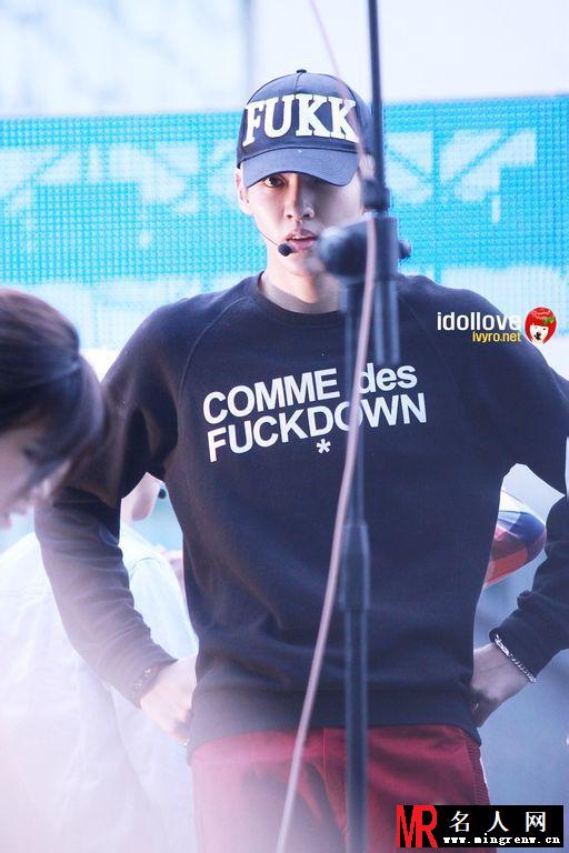 2013年江南K-pop韩流音乐节准备现场吴亦凡认真彩排颜值爆表(1)