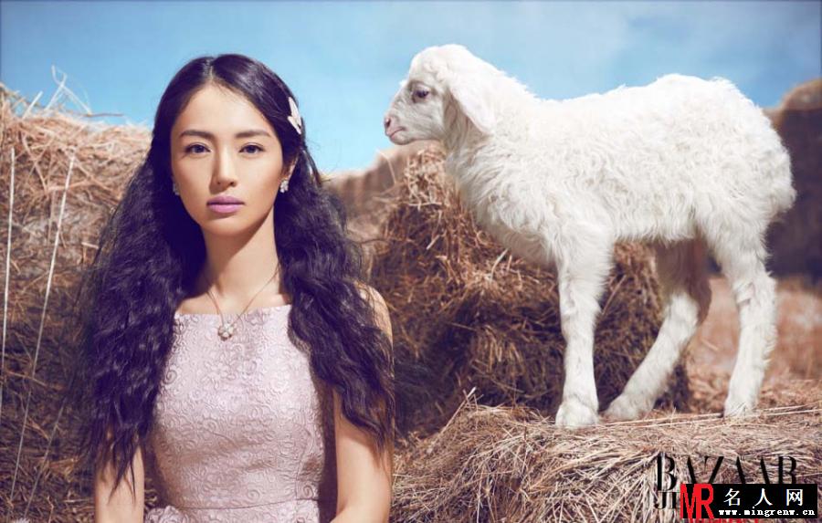 董璇杂志大片曝光 唯美浪漫梦幻动人(1)