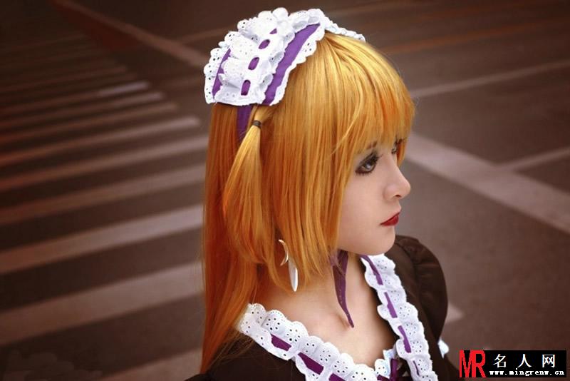 徐娇Cosplay弥海砂 正面侧面依旧美如画(1)