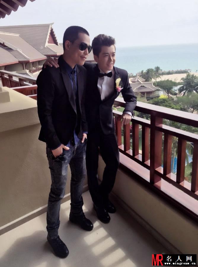 王栎鑫婚礼全套组图 快男伴郎团抢镜(1)