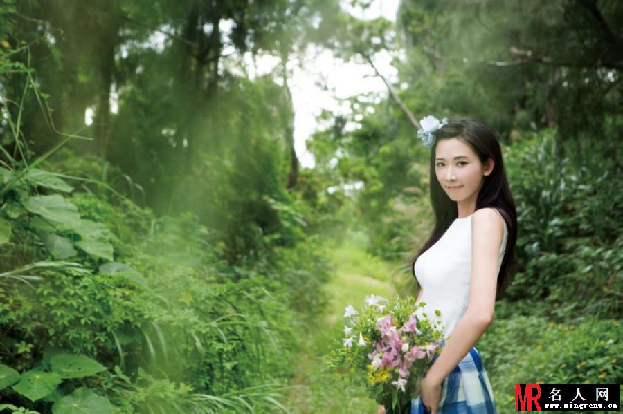 林志玲年历写真 化身大自然美艳仙子(1)