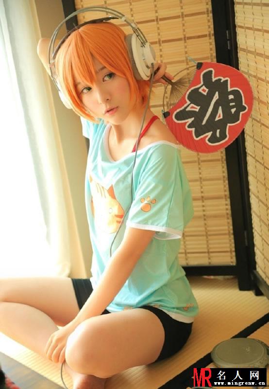 徐娇Cosplay星空凛 粉嫩俏皮萌萌达(1)