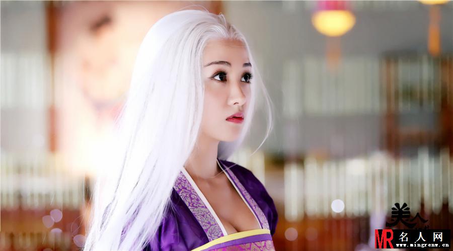 美人制造剧照 杨蓉白发卖萌(1)