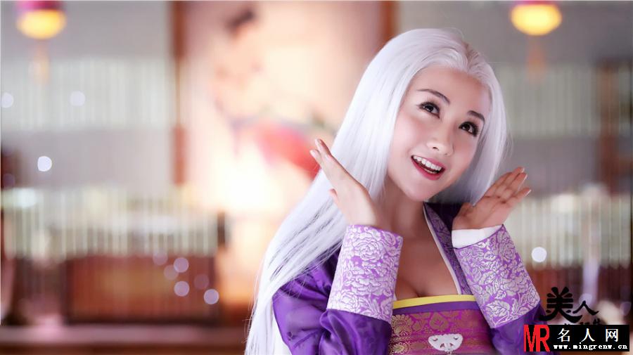 美人制造剧照 杨蓉白发卖萌(1)