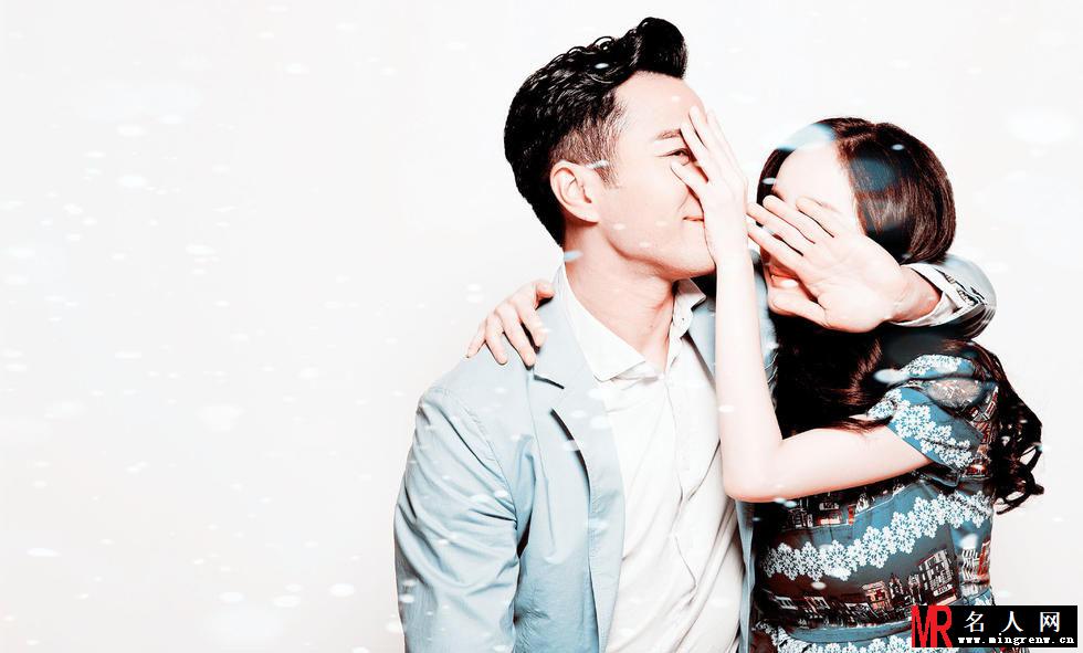 杨幂怀孕三个月 新婚夫妻全新甜蜜大片(1)