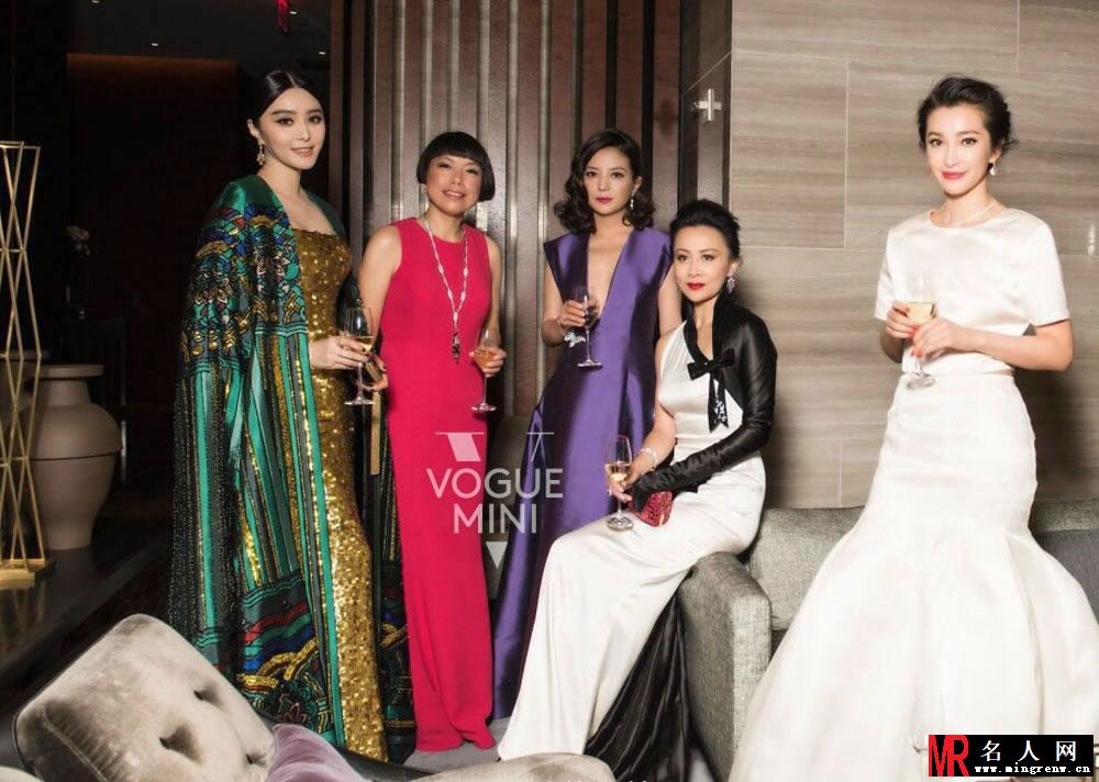 2015MetBall中国女星红毯秀 高圆圆清秀靓丽(1)