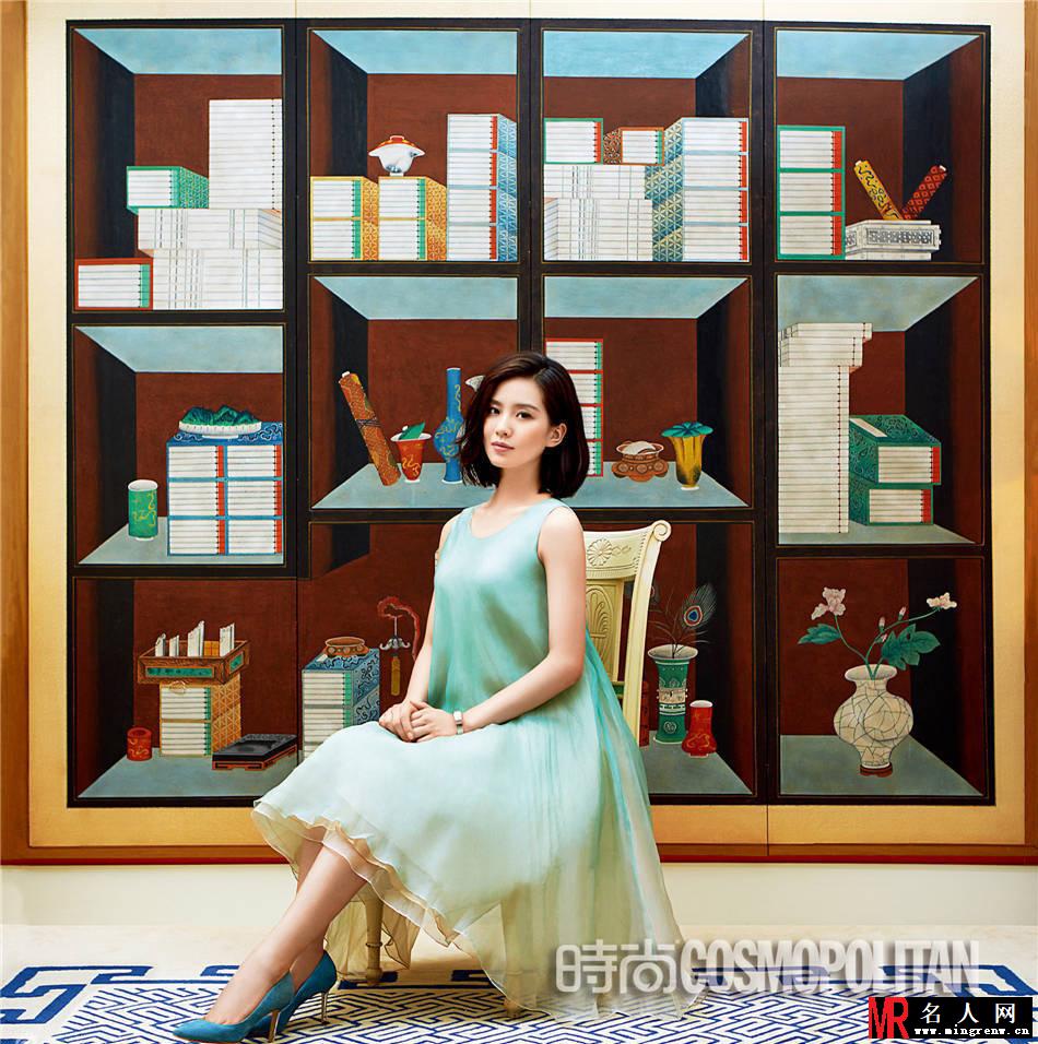 刘诗诗济州岛时尚杂志大片 展清新妩媚百变风情(1)