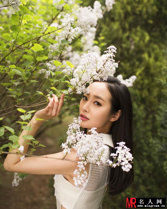 李纯大自然灵气写真 清新文艺淑女范(1)