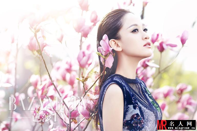 《时尚芭莎》201504封面人物 陈乔恩百变精灵(1)