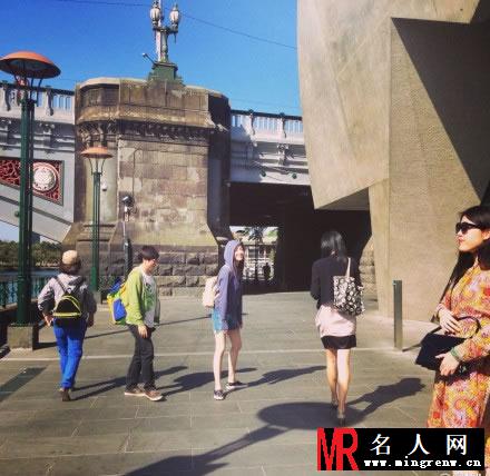 倪妮2014墨尔本之旅生活照 活泼好动享受生活(1)