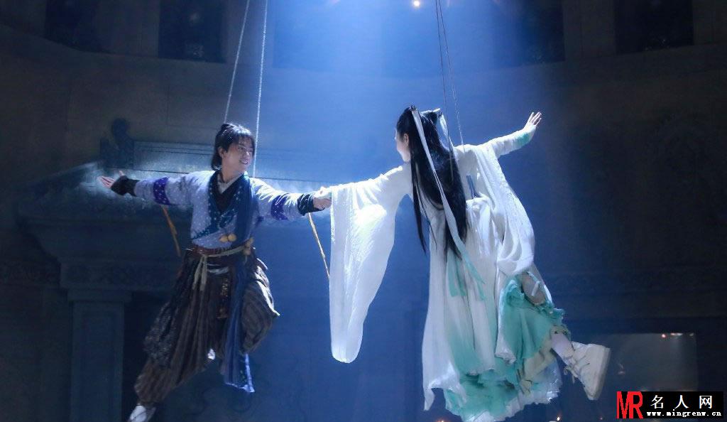 新《神雕侠侣》陈晓花絮照第一波 陈晓片场花絮剧照(1)