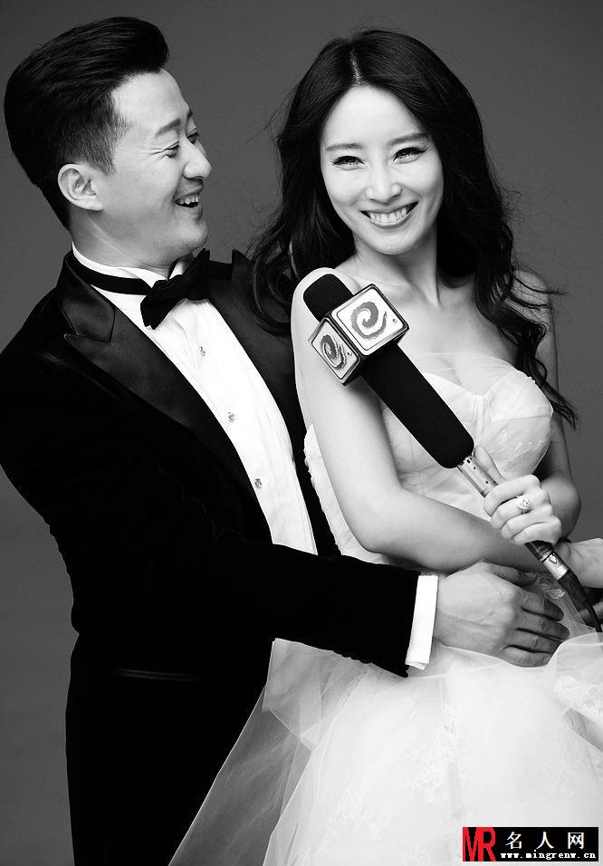 吴京谢楠婚纱照花絮 甜蜜互动尽显默契(1)