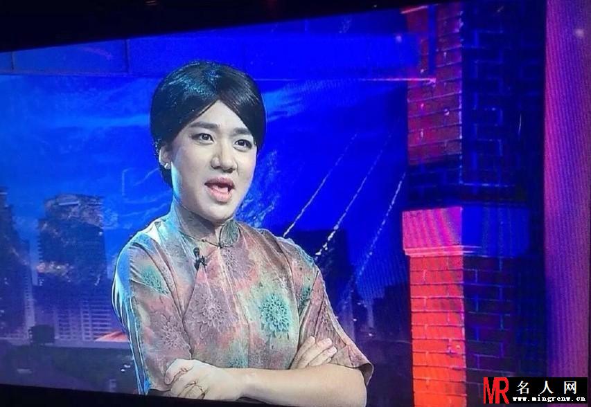 王祖蓝大闹《金星秀》穿旗袍秒变金星(1)