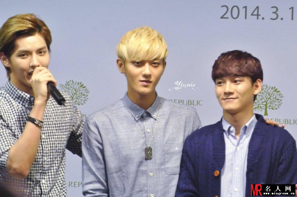 2014年3月EXO自然乐园香港签售会帅气亮相黄子韬图片(1)