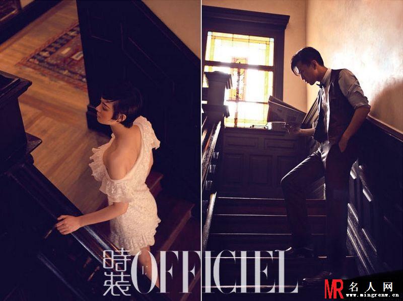 邓超孙俪登《时装L OFFICIEL》封面 大方秀幸福(1)
