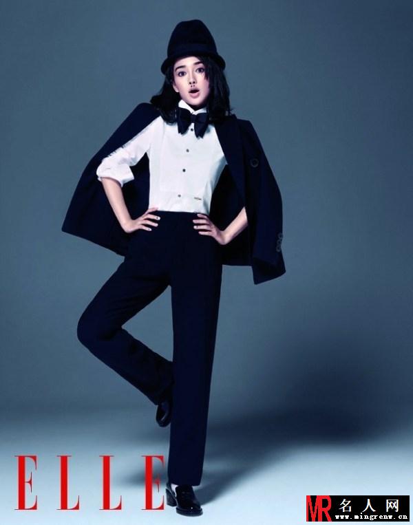 Angelababy全新ELLE大片 甜美性感小清新(1)