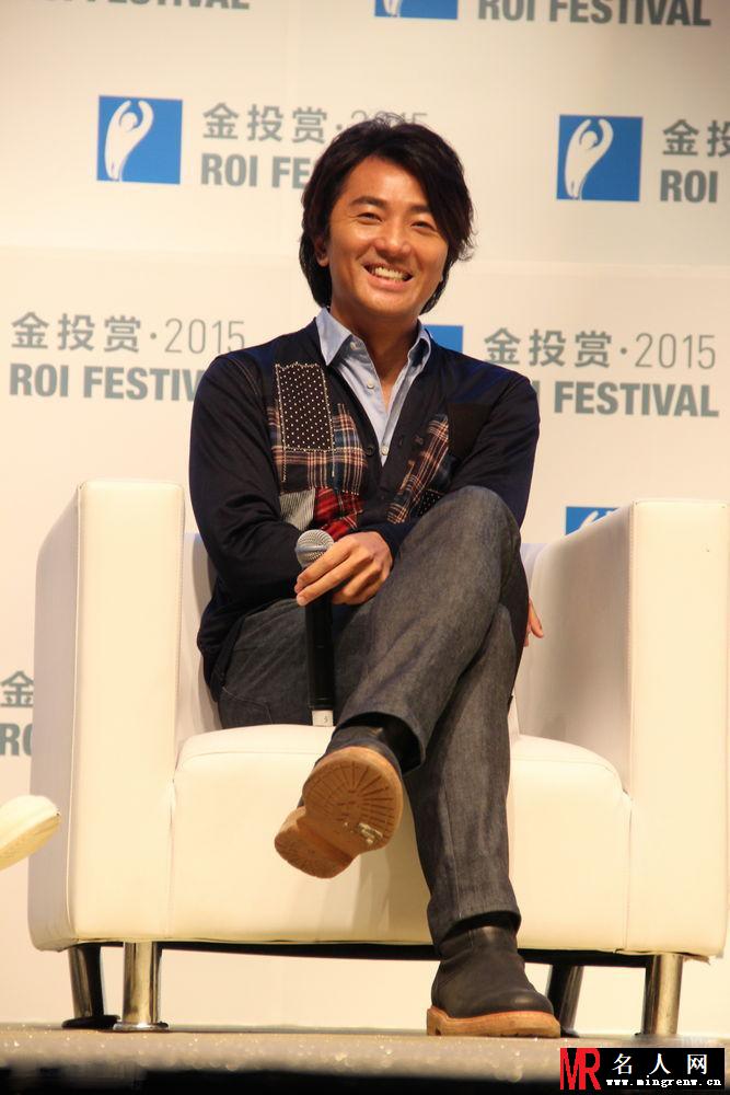 郑伊健林晓峰上海亮相 自曝筹备旅行app(1)
