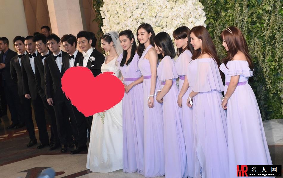 黄晓明Angelababy挽手亮相 新婚夫妻甜蜜亲吻(1)