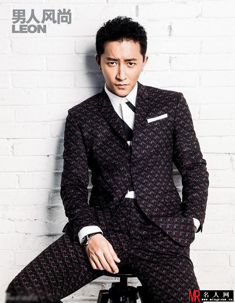 韩庚曝黑白时尚大片 诠释三十岁男人而立质感(1)