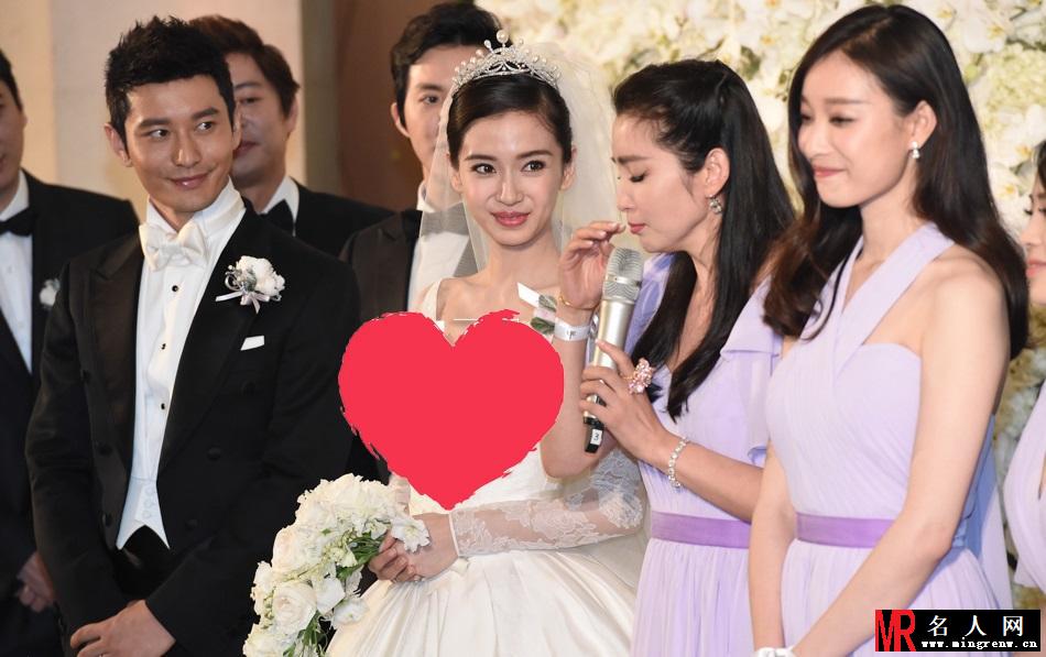 黄晓明Angelababy挽手亮相 新婚夫妻甜蜜亲吻(1)