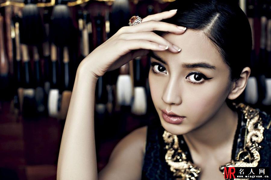 Angelababy美艳登Vogue 感谢黄晓明给自己自由(1)
