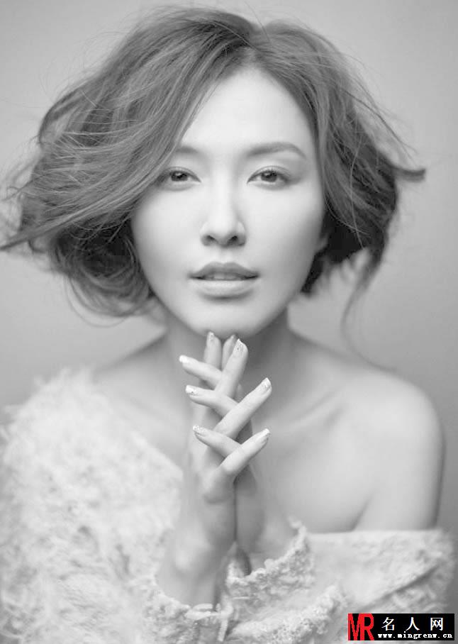 徐洁儿最新写真曝光 短发出镜慵懒迷人(1)