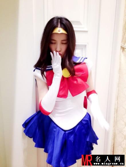 倪妮2014cosplay美少女战士 被玩坏的美少女战士(1)