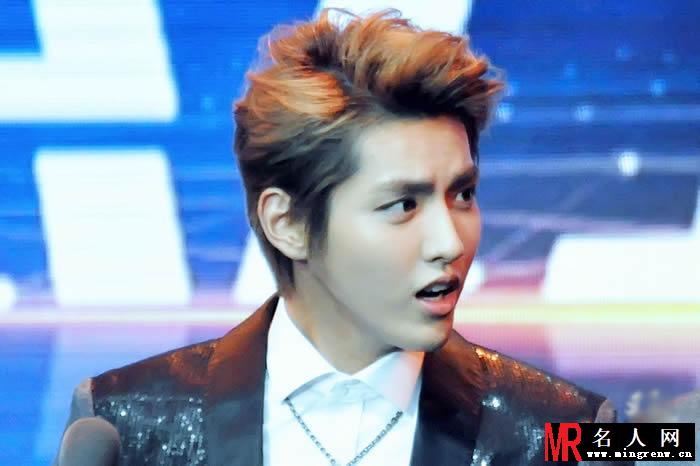 吴亦凡2013年百度娱乐沸点现场卖力表演颜值爆表(1)