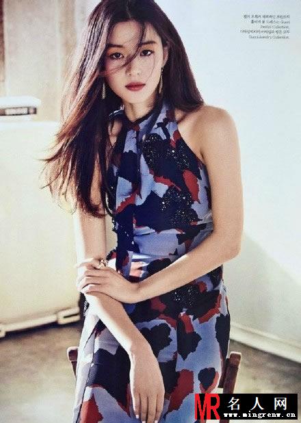 全智贤《ELLE》最新写真 慵懒迷人女神气质(1)