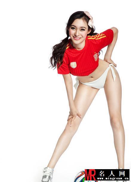 中国女子健身队性感写真 大秀长腿助威世界杯(1)