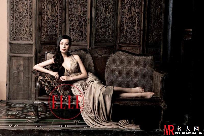 范冰冰李宇春周韵齐登《ELLE》封面争艳(1)